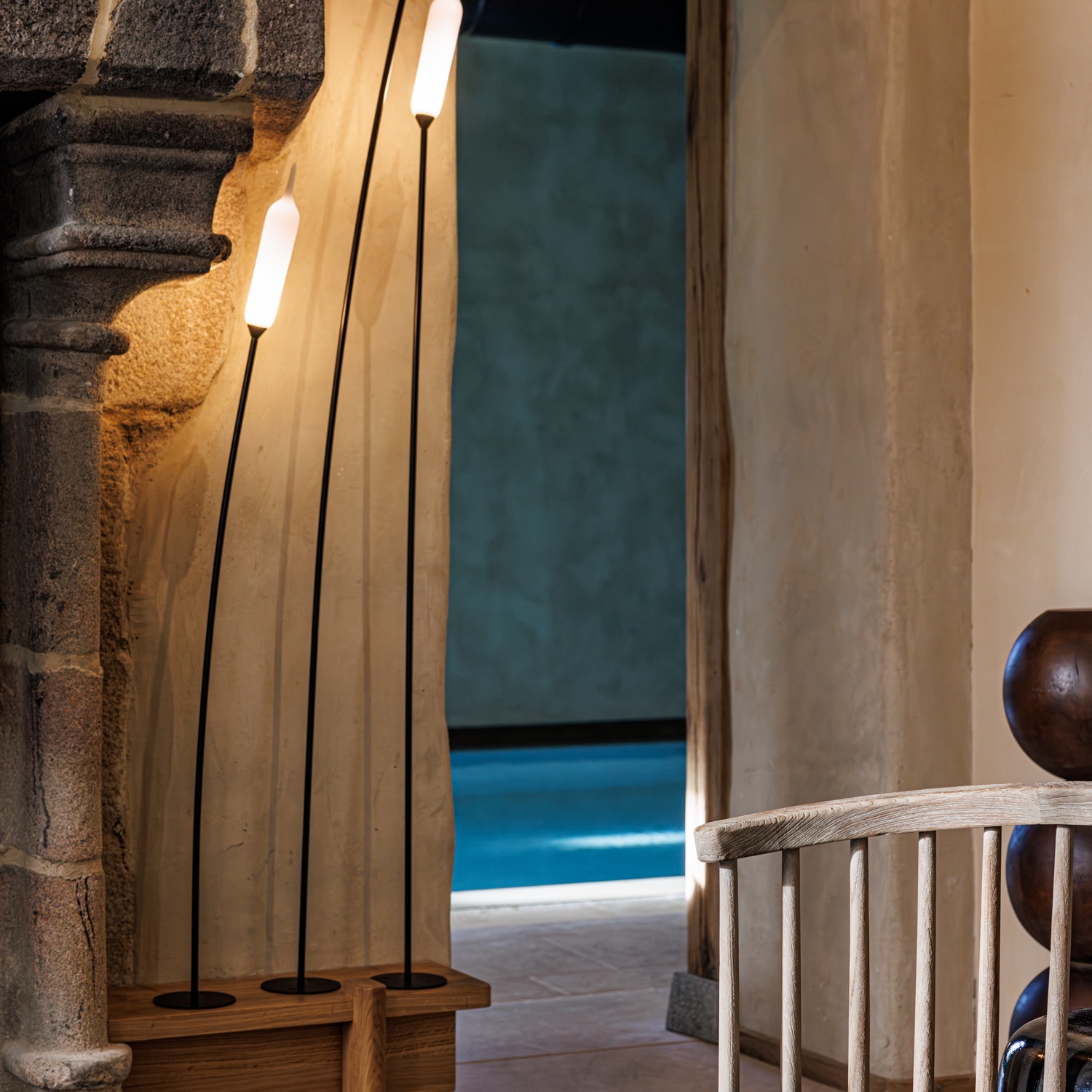 indoor swimming pool - hotel spa in Morbihan