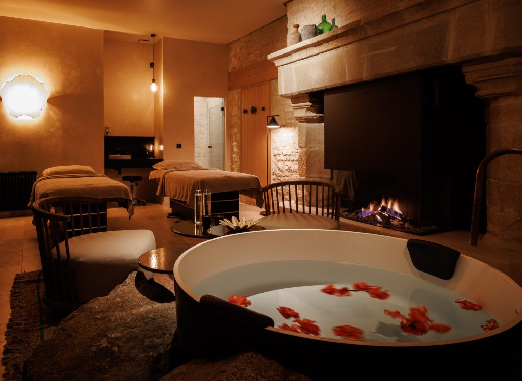 cabine spa Macha du domaine de Locguénolé