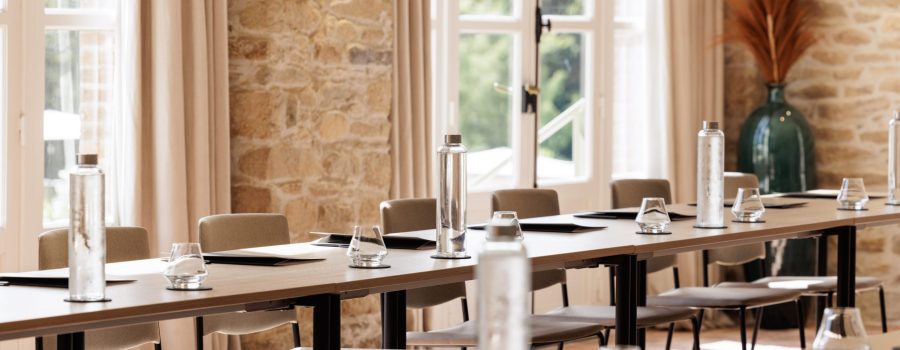 Un séminaire à l'Orangerie au Domaine de Locguénolé en Bretagne